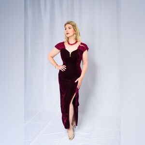 Old Hollywood glam gown